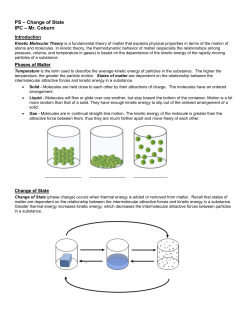 Phase Changes Worksheet