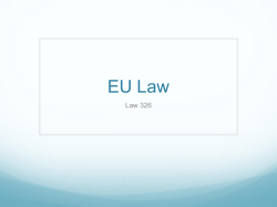 EU Law