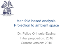 Projection of tensors to ambient space