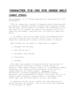 MCMAP - Green Belt Character Tie-ins