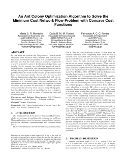 An Ant Colony Optimization Algorithm to Solve the Minimum Cost
