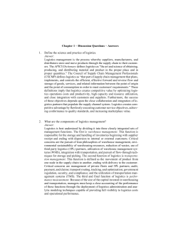 Chapter 1 &ndash; Discussion Questions &ndash; Answers Define the science