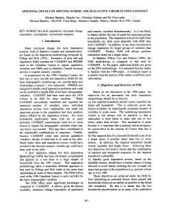 additional details on imputing numeric and qualitative variables