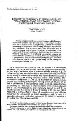 Differential Probability of Equivalence Class Formation