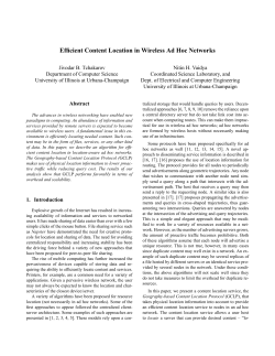 Efficient Content Location in Wireless Ad Hoc Networks