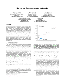 Recurrent Recommender Networks