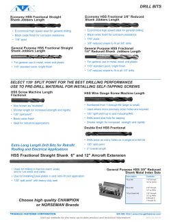 Choose high quality CHAMPION or NORSEMAN Brands DRILL