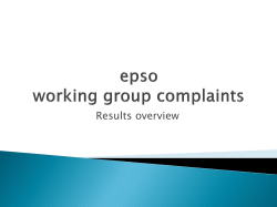 to see the presentation on the results of the