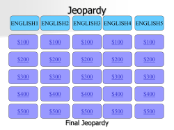 Jeopardy - WordPress.com