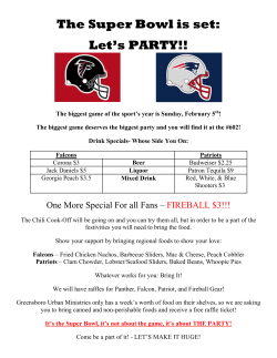 The Super Bowl is set: Let`s PARTY!!