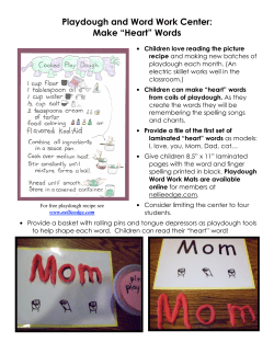 Playdough and Word Work Center: Make &ldquo;Heart&rdquo; Words