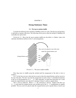 Strong Stationary Times