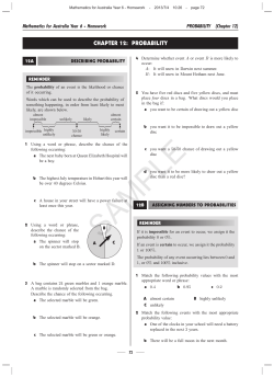chapter 12: probability