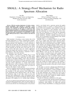 A Strategy-Proof Mechanism for Radio Spectrum Allocation