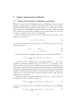 7 Some numerical methods