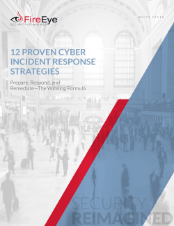 12 proven cyber incident response strategies