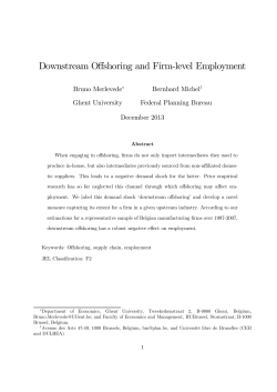 Downstream Offshoring and Firm