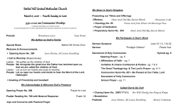 Let Us Rise Up and Build - Bethel Hill United Methodist Church