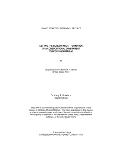 30 - Strategic Studies Institute