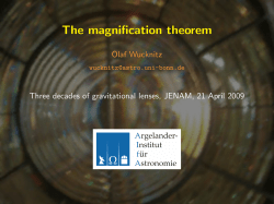 The magnification theorem