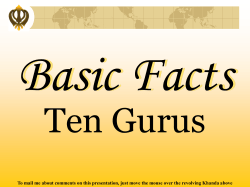 Basic Facts - sikh lions club