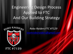 Design Process and Build Strategy