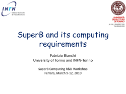 SuperB and its computing requirements