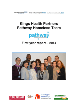 Kings Health Partners Pathway Homeless Team