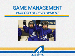 game management - RAMP Interactive