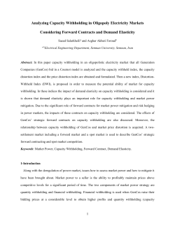 Analyzing Capacity Withholding in Oligopoly Markets Considering