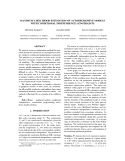 Maximum-likelihood estimation of autoregressive