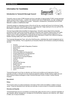 Human Resources Team - Tamworth Borough Council