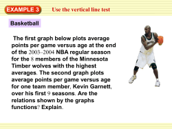 suppose that Kevin Garnett averages