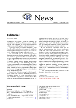 Debugging Without - The R Project for Statistical Computing