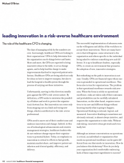 leading innovation ina risk-averse healthcare