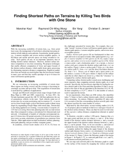 Finding Shortest Paths on Terrains by Killing Two Birds with One