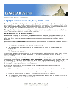 Employee Handbook