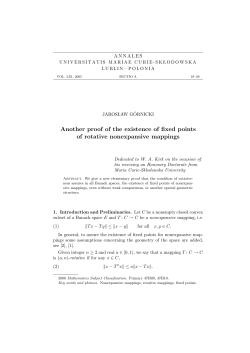 Another proof of the existence of fixed points of rotative