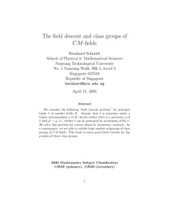 The field descent and class groups of CM-fields