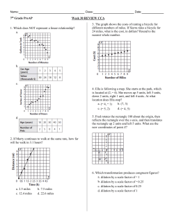 7PreAP Week 30 REVIEW CCA