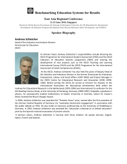 Benchmarking Education Systems for Results