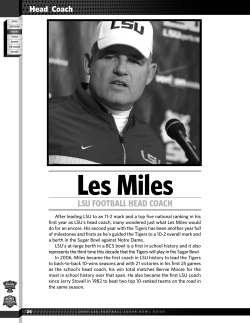 lsu football head coach