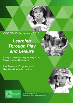 Learning Through Play and Leisure