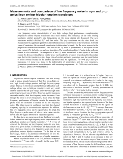 Measurements and comparison of low frequency