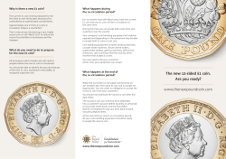The new 12-sided &pound;1 coin. Are you ready? www.thenewpoundcoin