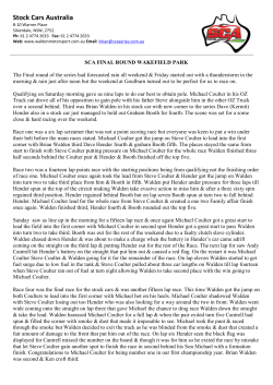 Final round race report