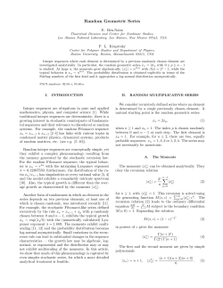 Random Geometric Series