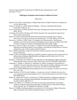 Pamela Lutgen-Sandvik Presentation to NDSU faculty