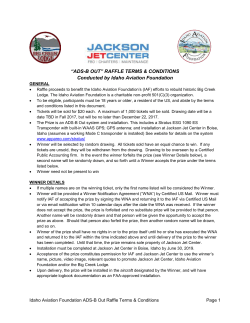 Terms and Conditions are here