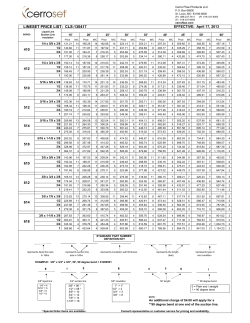lineset price list: cls-130417